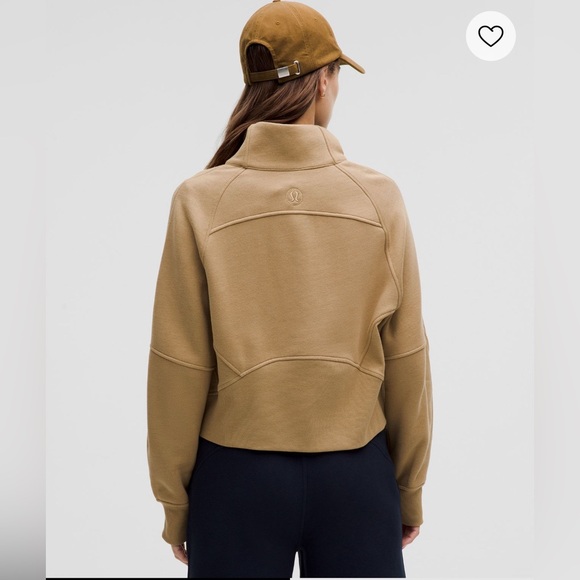 Lululemon Scuba Oversized Funnel-Neck Half Zip, Filbert Tan, XL/XXL - Picture 2 of 2